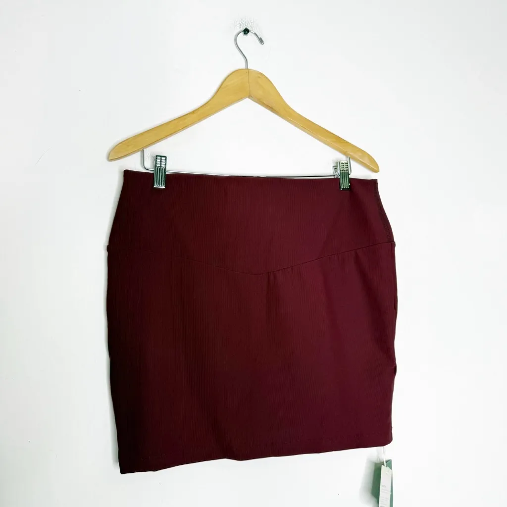 Halara Patitoff Flow High Waisted 2-in-1 Bodycon Mini Skirt XL NWT - Image 4