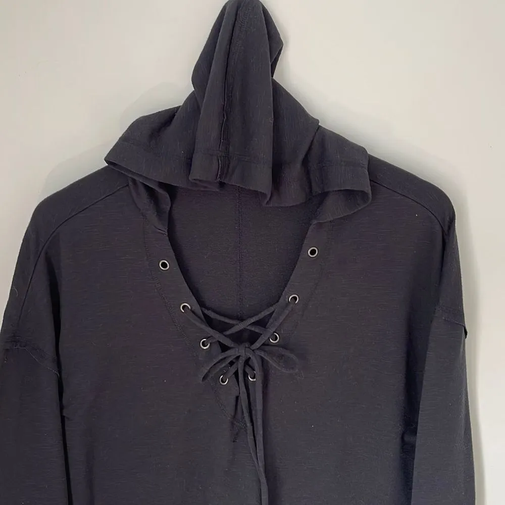 Mossimo & Co. Women’s Hooded Sweatshirt. Size XL Black Black - Image 2