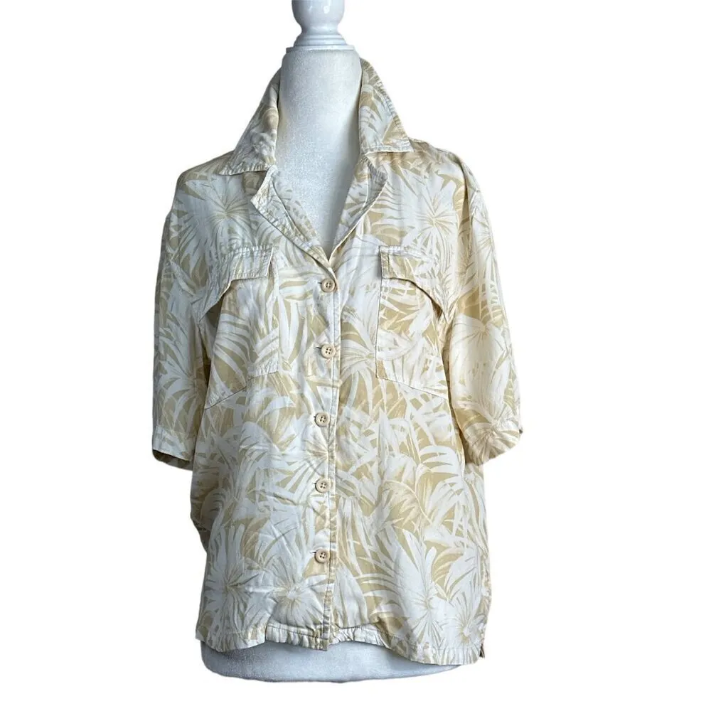 Anine Bing Austin Top in Yellow Small Womens Blouse Button Down - Image 5