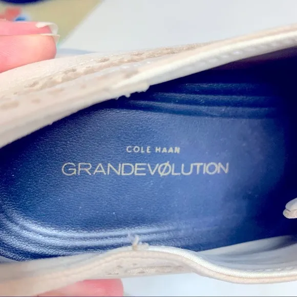 Cole‎ Haan Shortwing Oxford Sneakers in Pumice Stone Nubuck Size 8.5 - Image 9