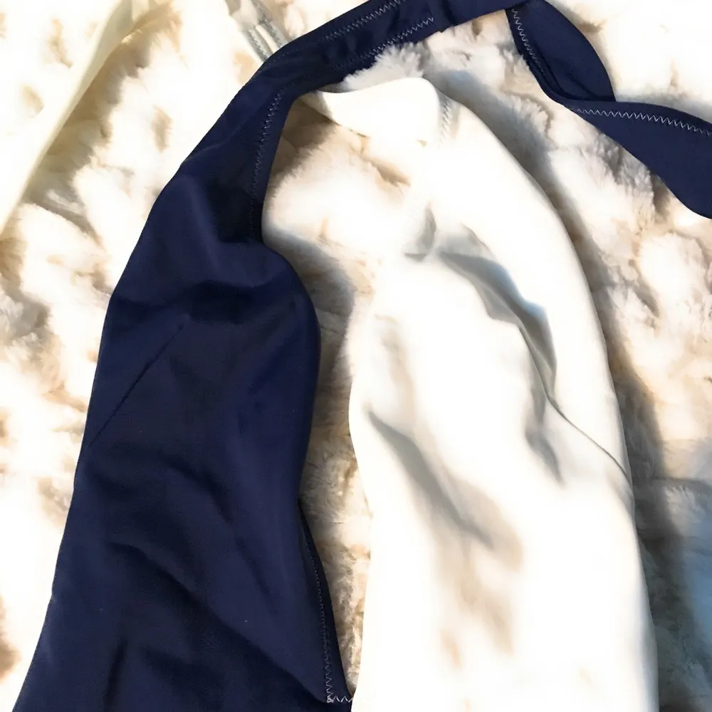 Solid & Striped  Willow Color Block One Piece Bathing Suit Black White‎ - Image 5