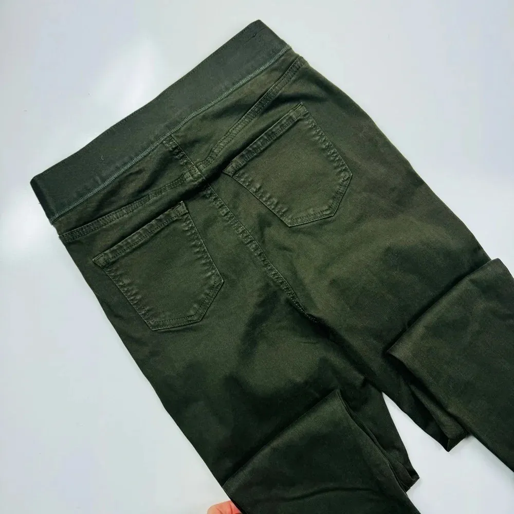 Buffalo David Bitton Women's Tencel Pull On Stretch Skinny Pants, Army Green XS - Image 11