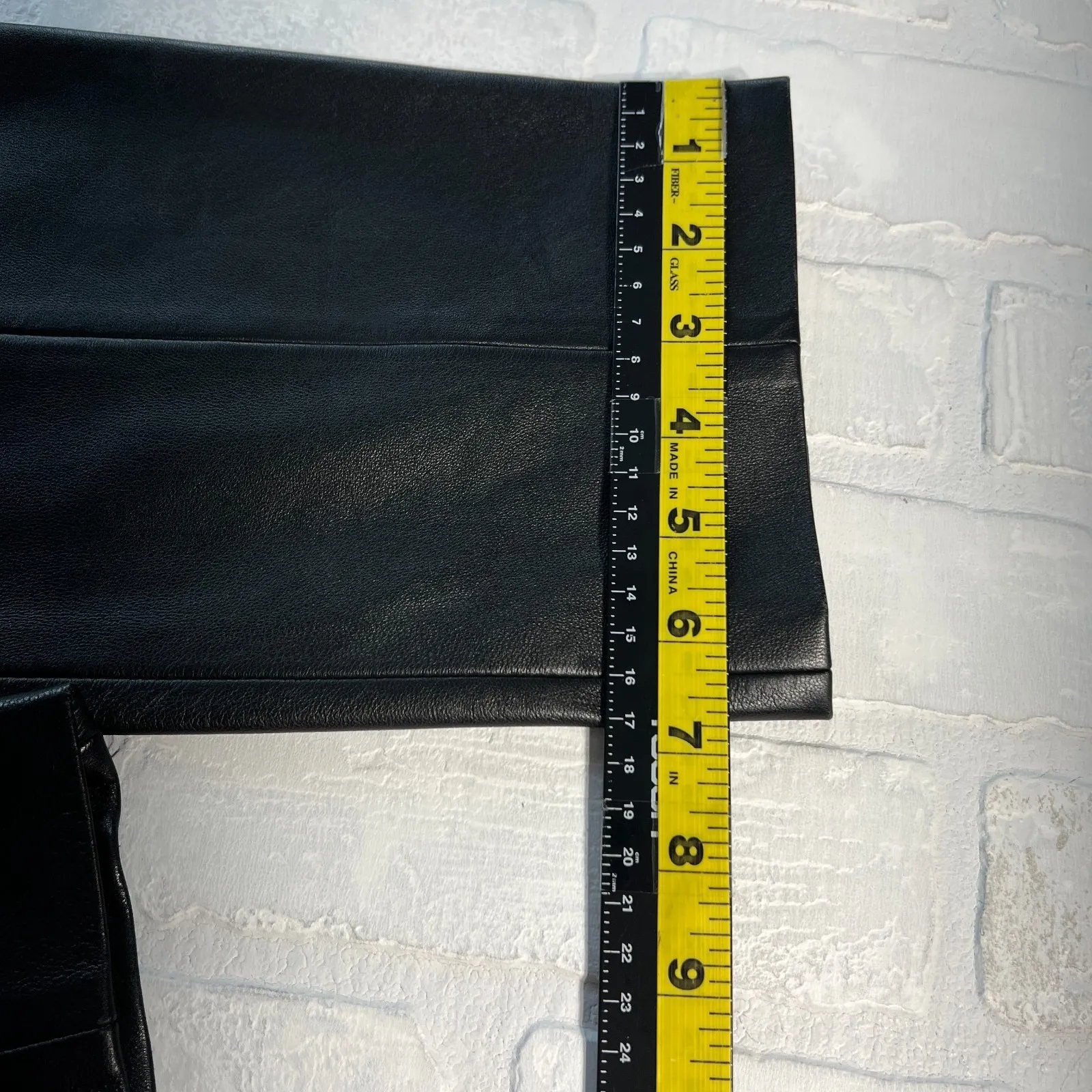 Vintage Michael Hoban North Beach Leather Pants Women 4 Black 90s Biker Straight - Image 14