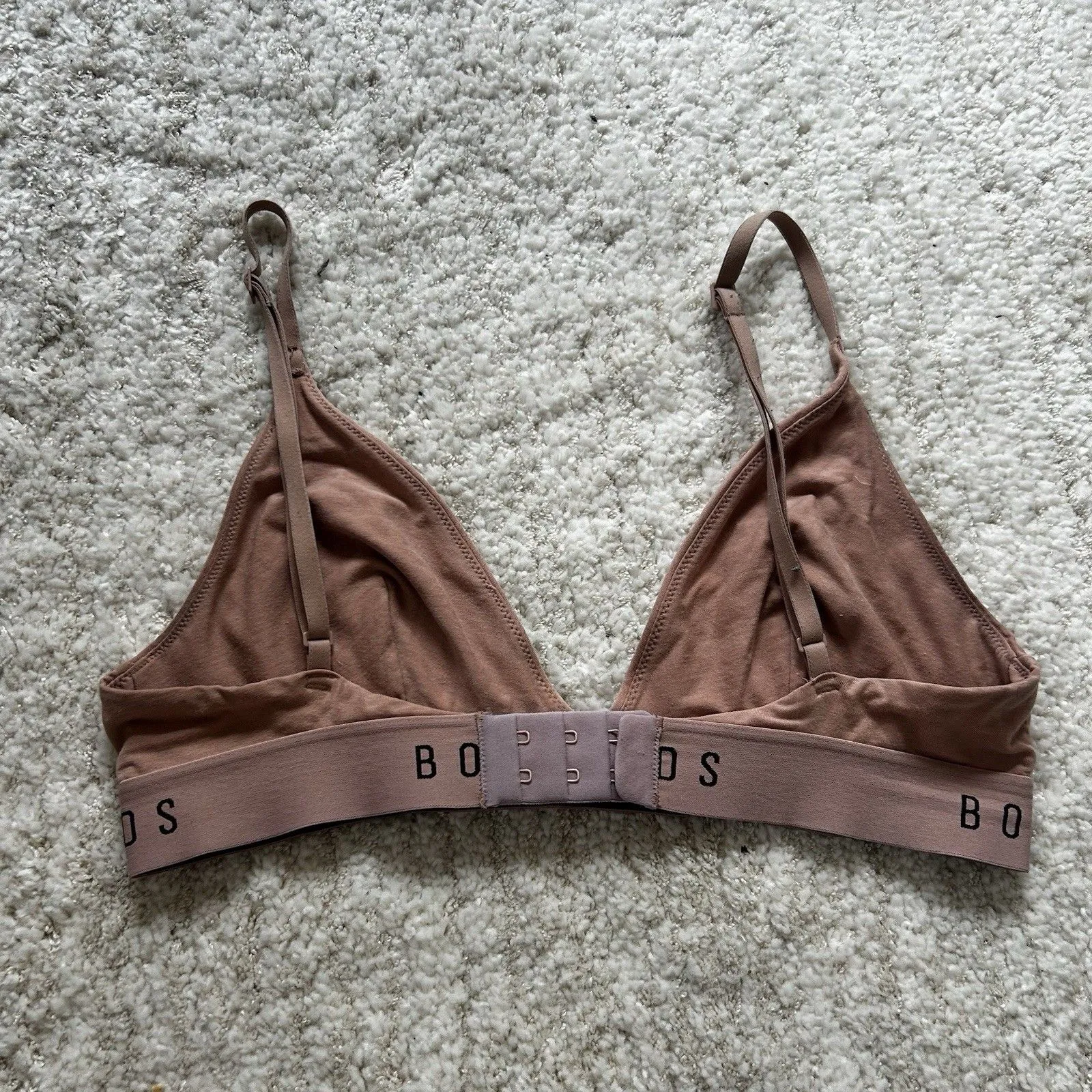 Nude Bonds Original Wireless Bralette sz XS Tan - Image 4
