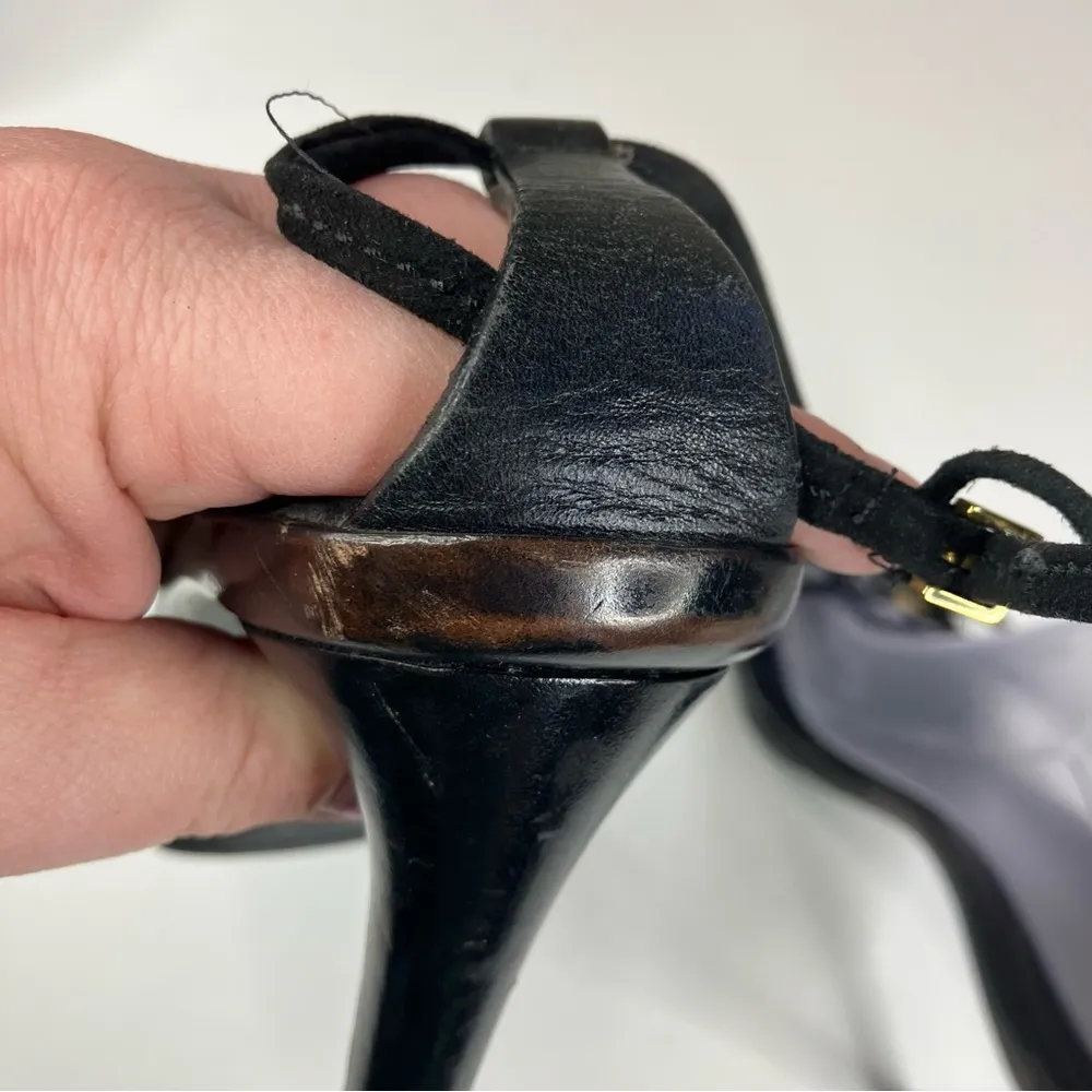 Gucci Thin Strap Heeled Sandals Size 8B - Image 8