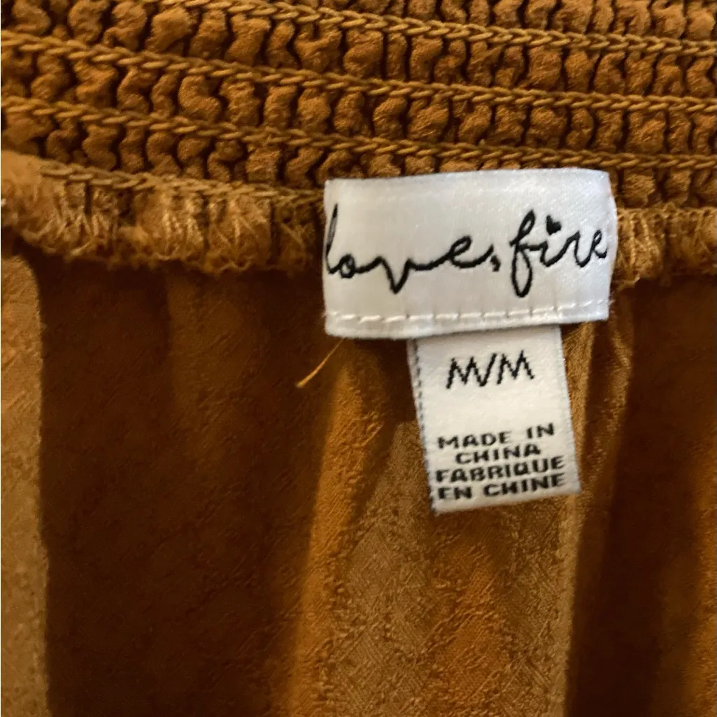 Love, Fire Embroidered Boho Off - Image 7