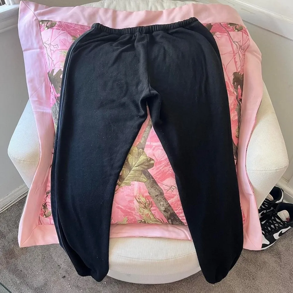 PINK - Victoria's Secret y2k victoria’s secret PINK black sweatpants - Image 3