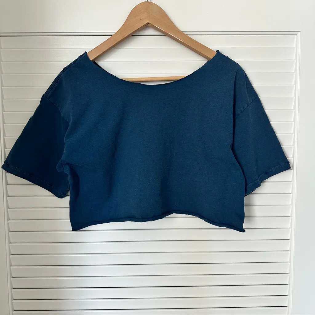 Vans navy off-the-shoulder tee - Image 3