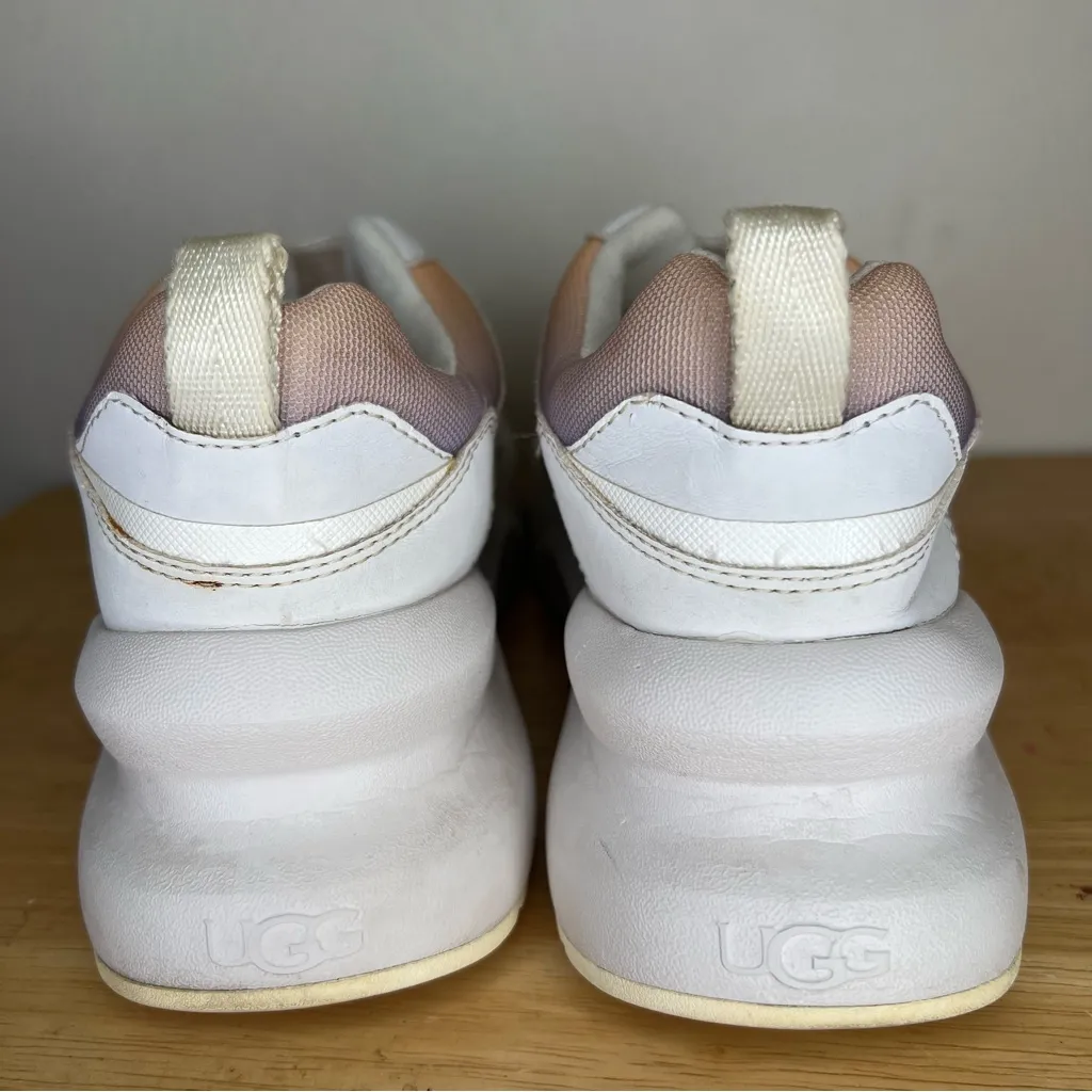 UGG   Women's La Flex Sneaker Scallop Gradient 6 whithe pink & blue - Image 5