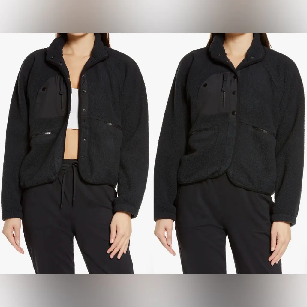 NEW Free People Hit The Slopes Fleece Jacket - Image 2