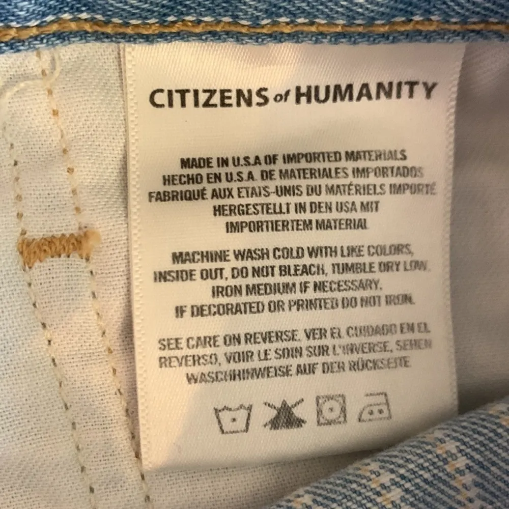 Citizens of humanity premium vintage Bree relaxed striped shorts size 27 - Image 7