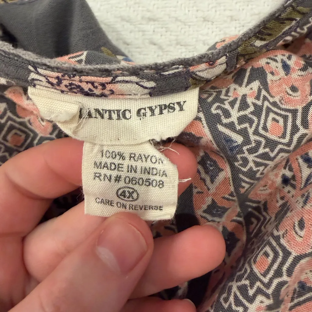 Romantic Gypsy Boho Chic Floral Longline Kimono Cover - Image 7