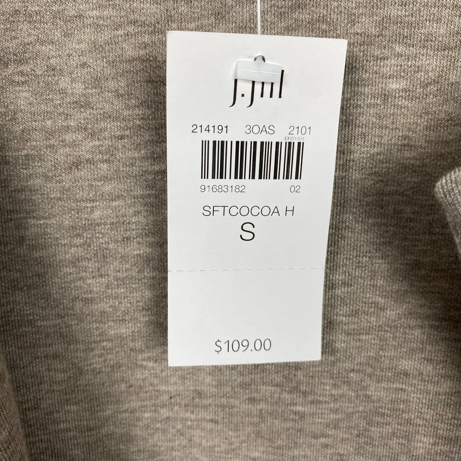 J.Jill Pure Jill Soft Cocoa Heather Snap Front Jacket Sz.S NWT Tan - Image 9