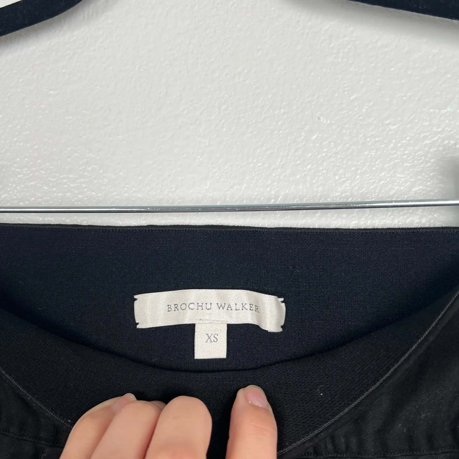 Brochu Walker Womens Faux Suede‎ Pants Black Sz XS - Image 4