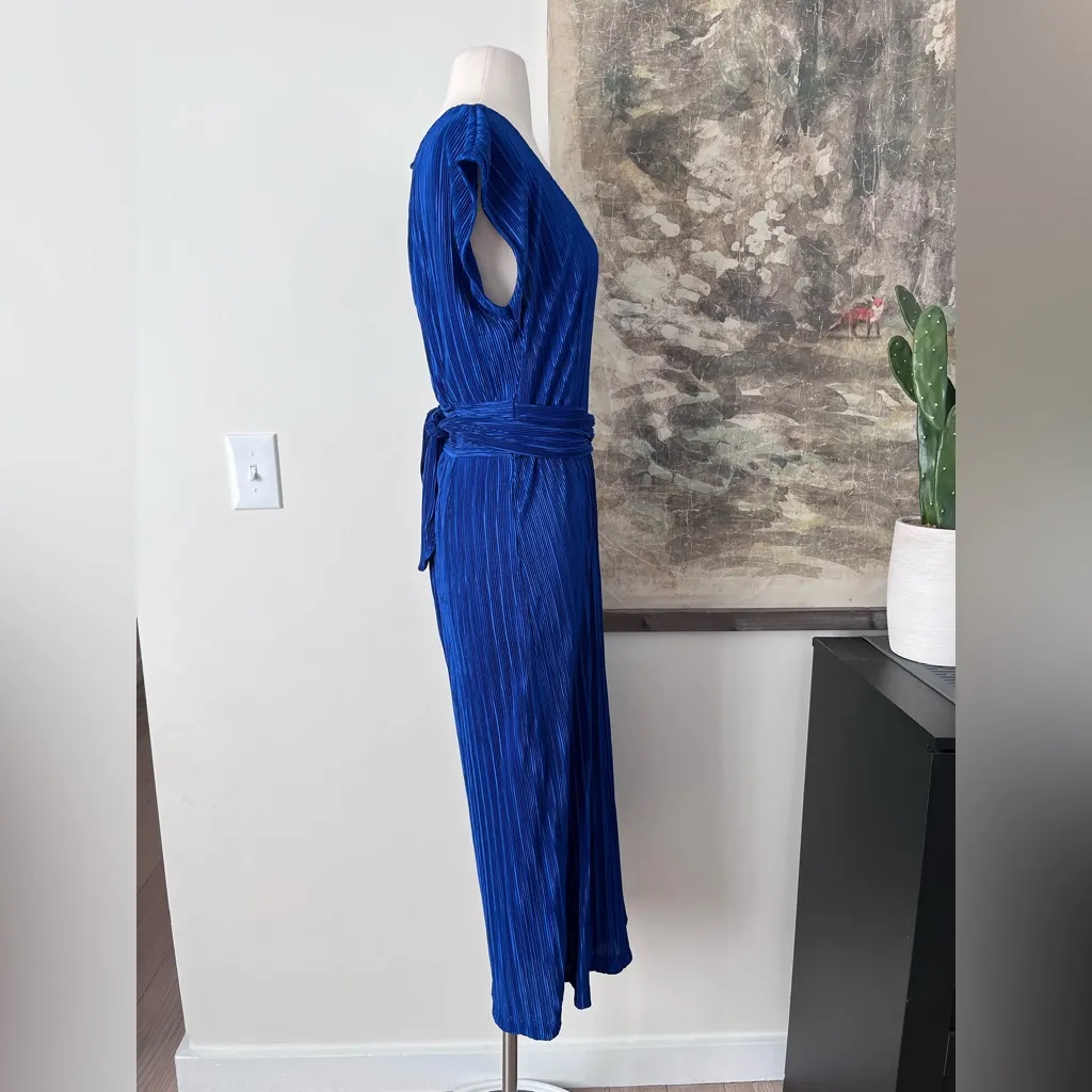 Anthropologie Maeve Sonata Jumpsuit in Blue Size 8 NWT $138 - Image 6