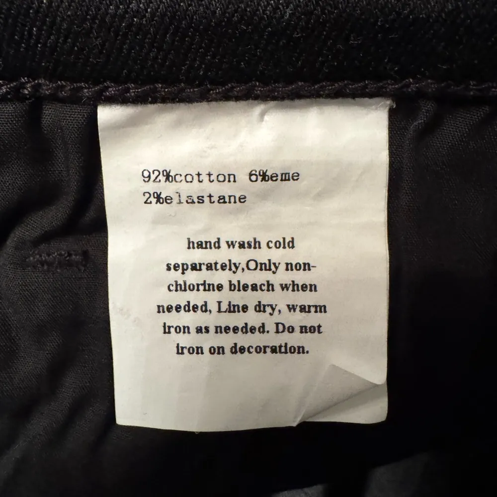 Current Elliott High Stars Waist Stiletto Women’s Black Jeans Size 27 - Image 16