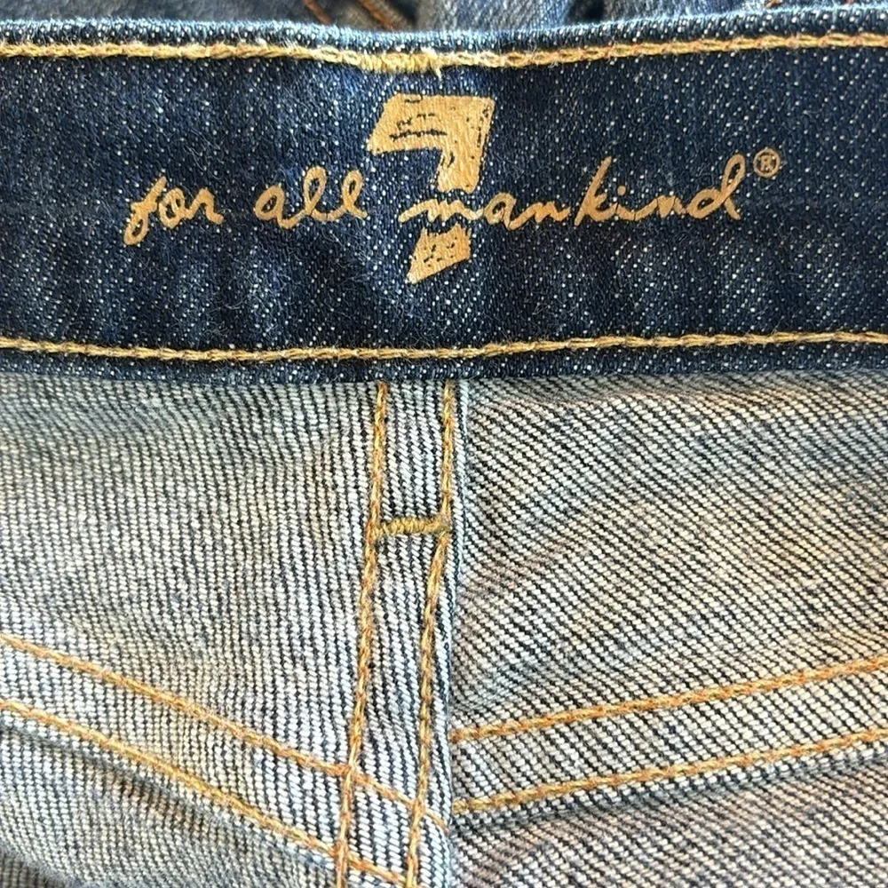 7 for All Mankind The Original Boycut Jean in New York Dark Wash Womens Size 29 - Image 6