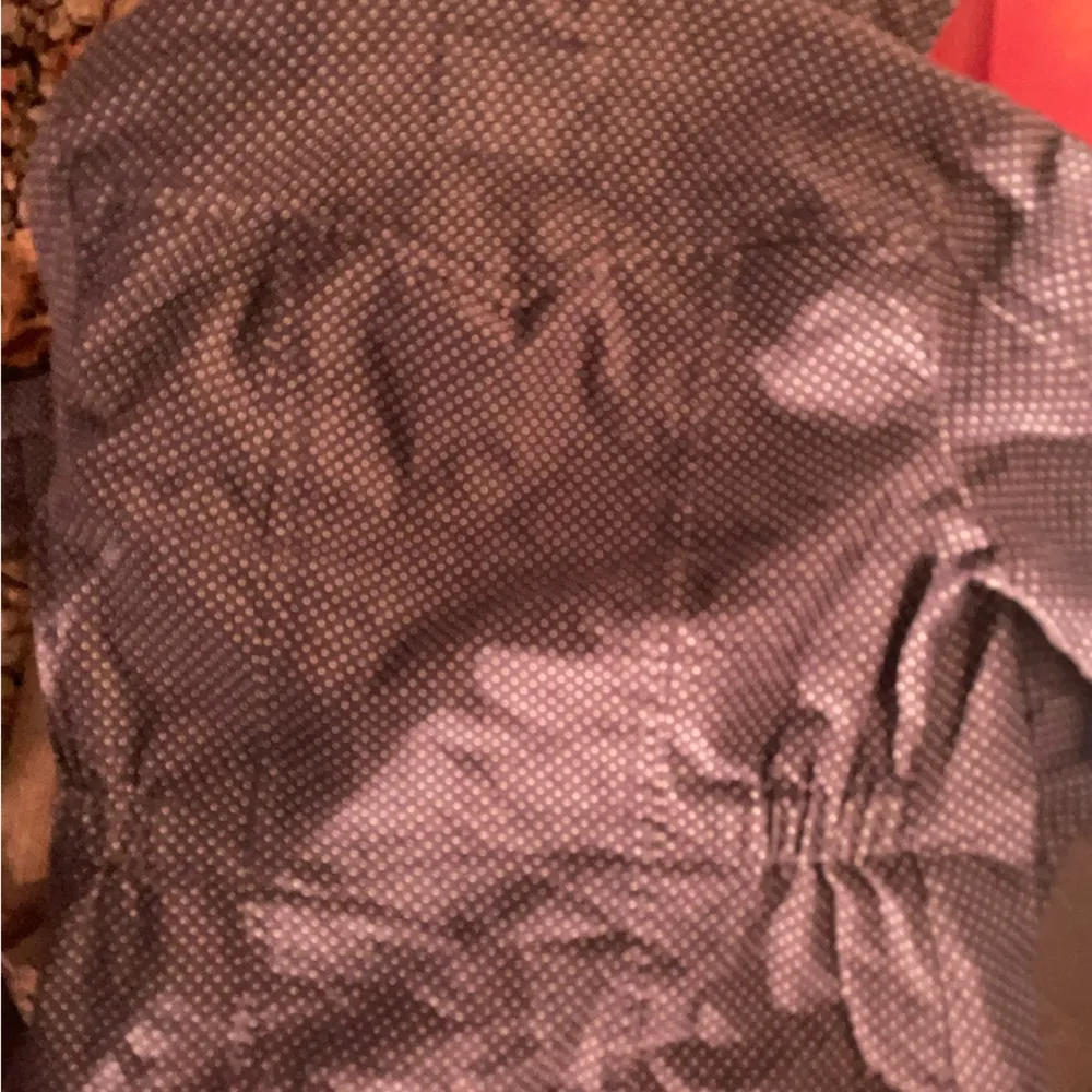 Size Small Polka Dotted Lightweight Jacket Blue - Image 3