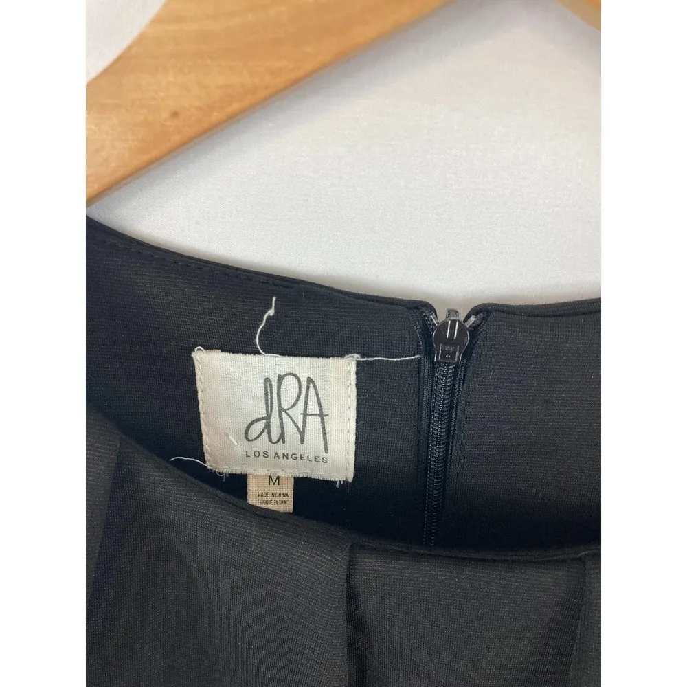 dRA Los Angeles Anthro Long sleeve fit flare dress M Black Size M - Image 2