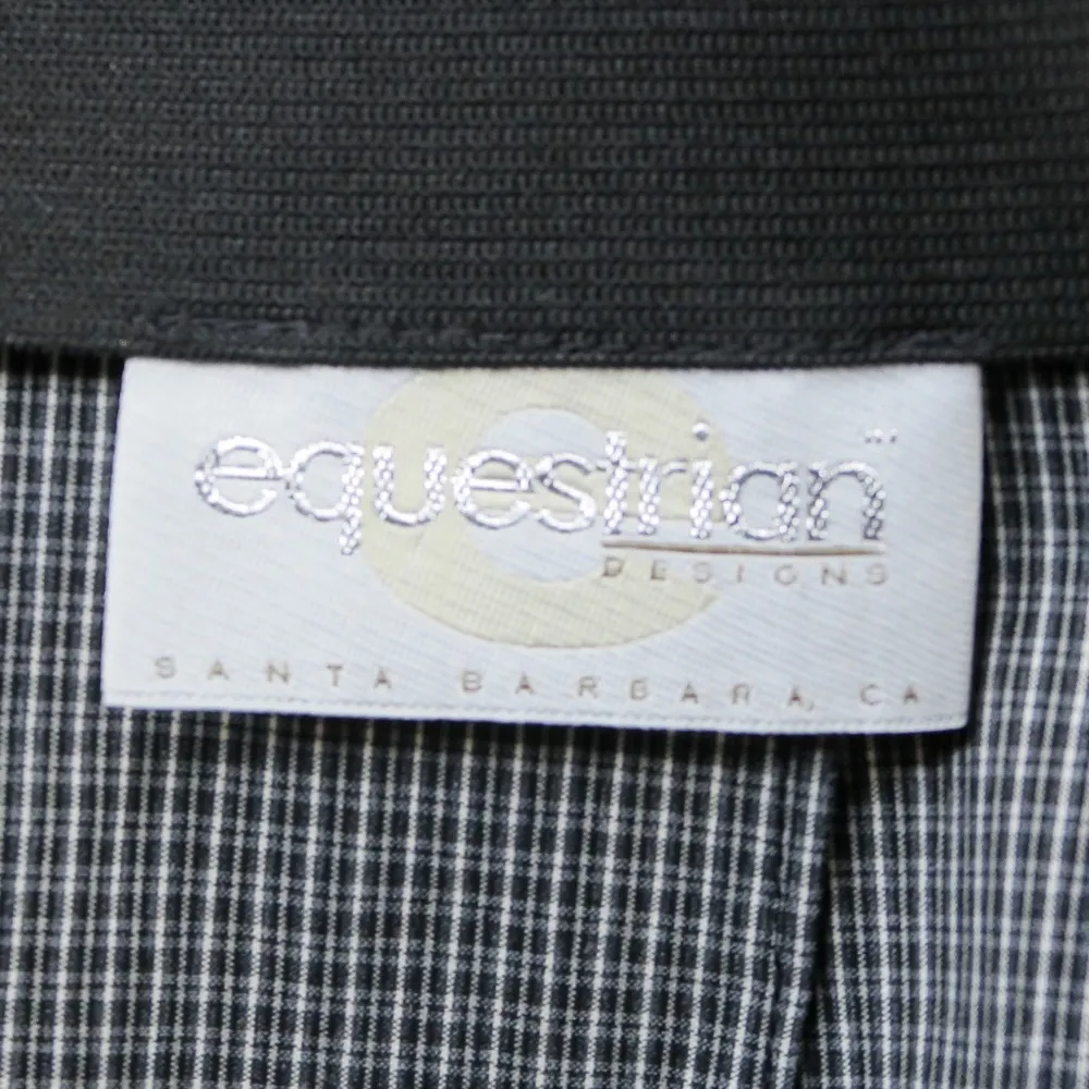 Vintage 90s Black Plaid Velvet Dragon Mini Skirt - Image 5