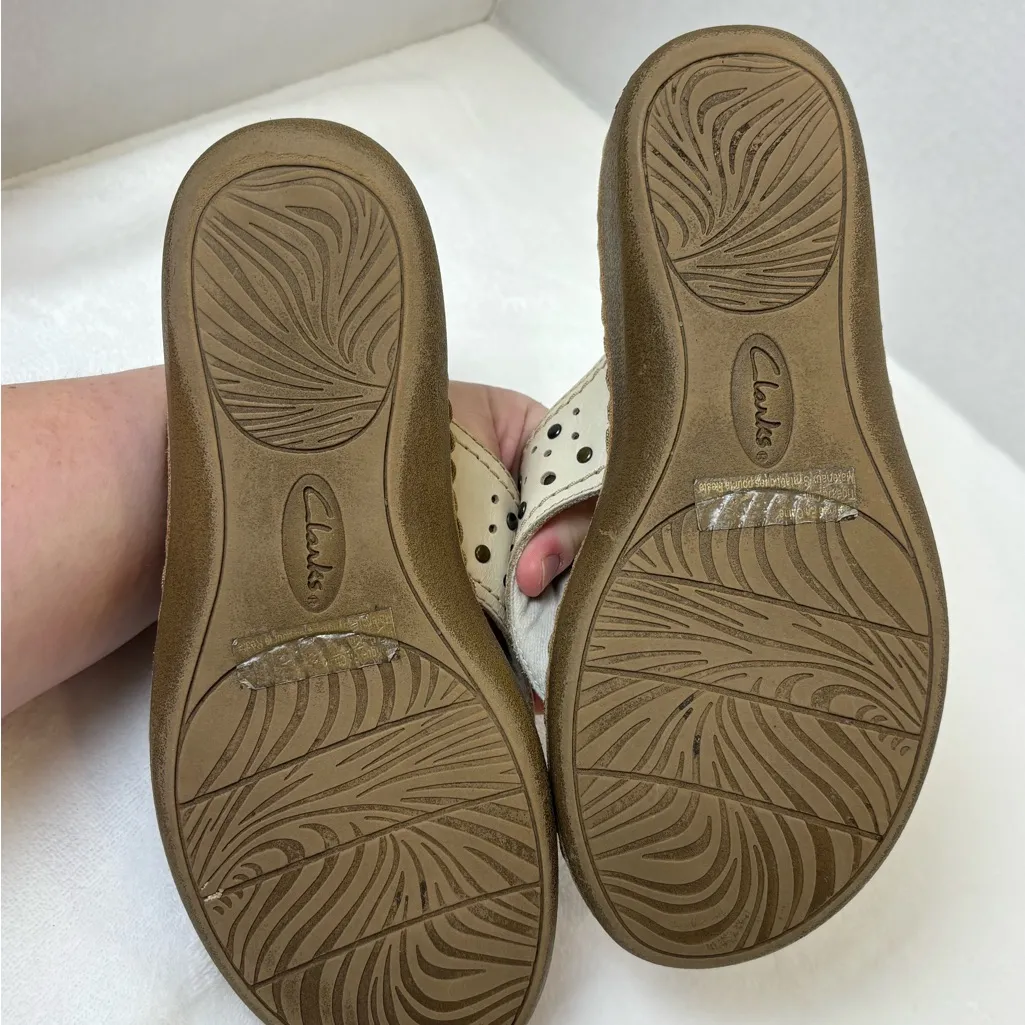 Clarks Women’s Minimalistic Bohemian Casual Chic Summer Sandal Shoes Size 7M - Image 5
