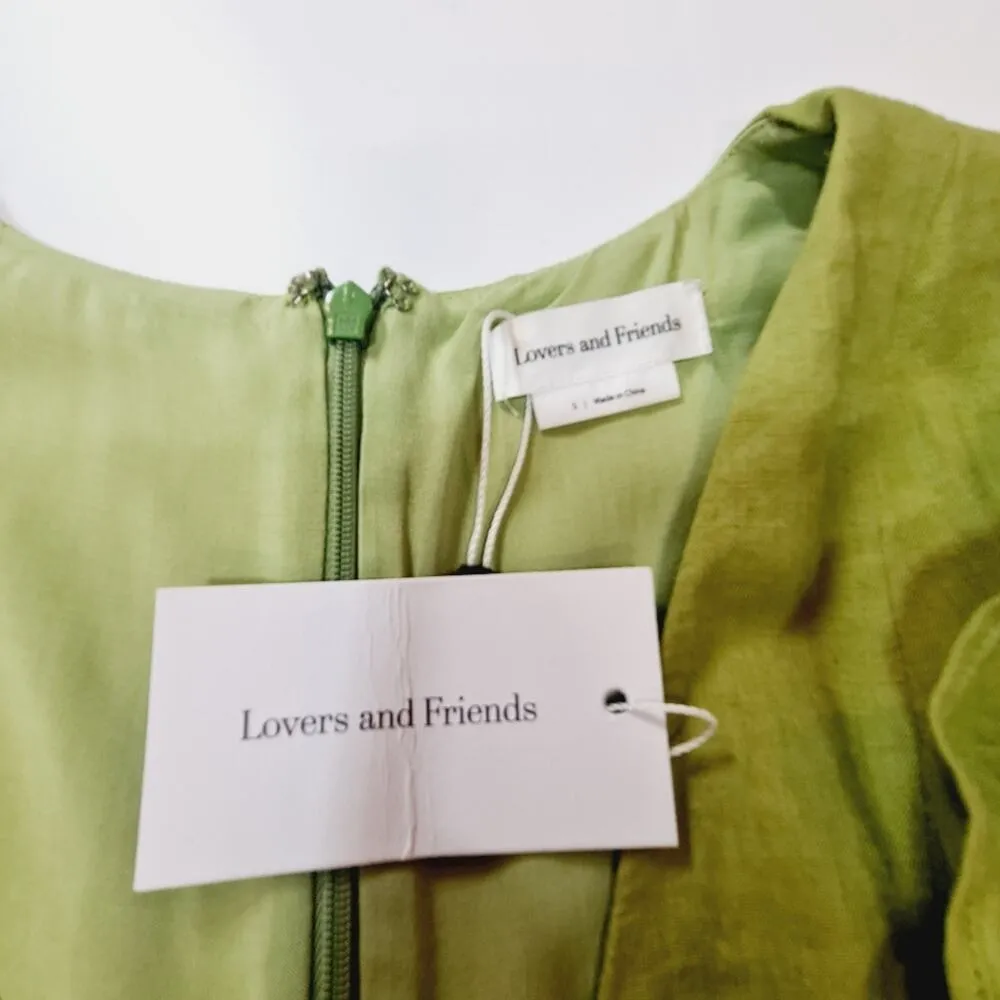 Lovers and Friends Jill Romper in Green Small - Image 7