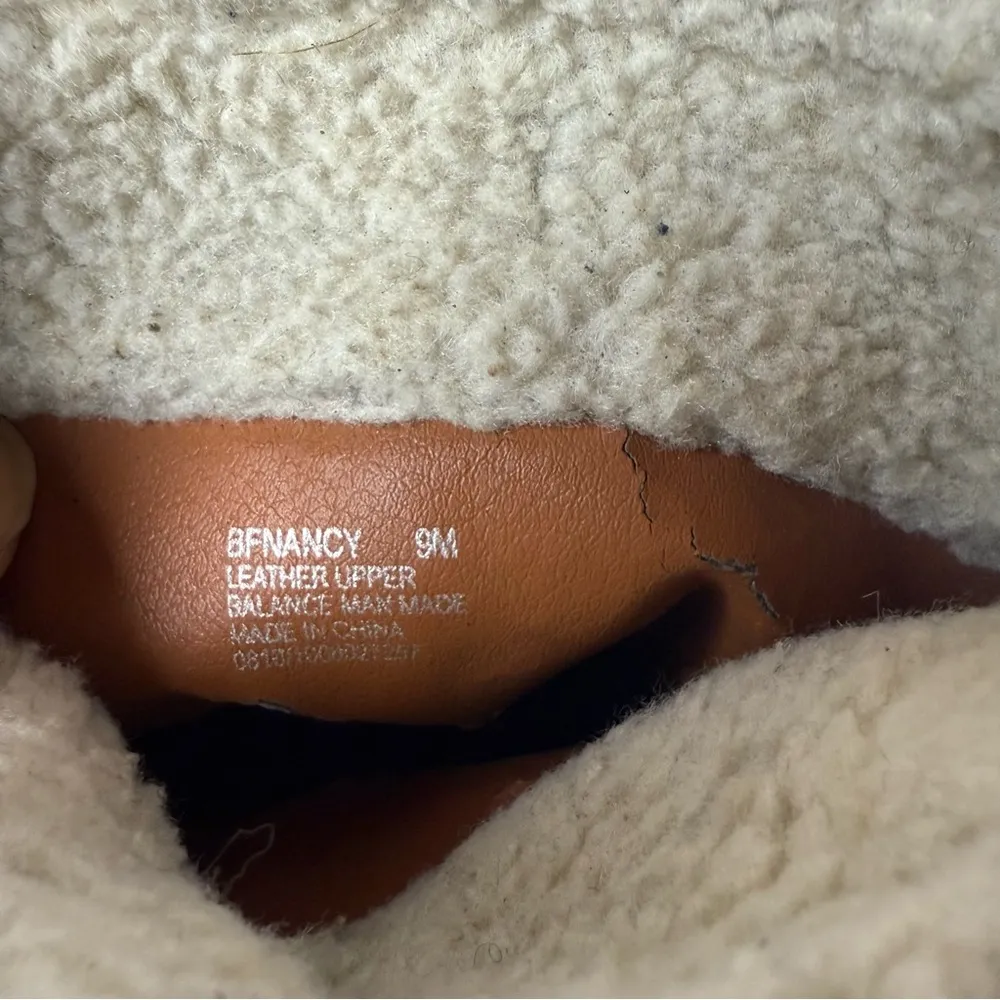 B Makowsky B. Makowsky Tan Winter Boots with Cream Fur - Image 9