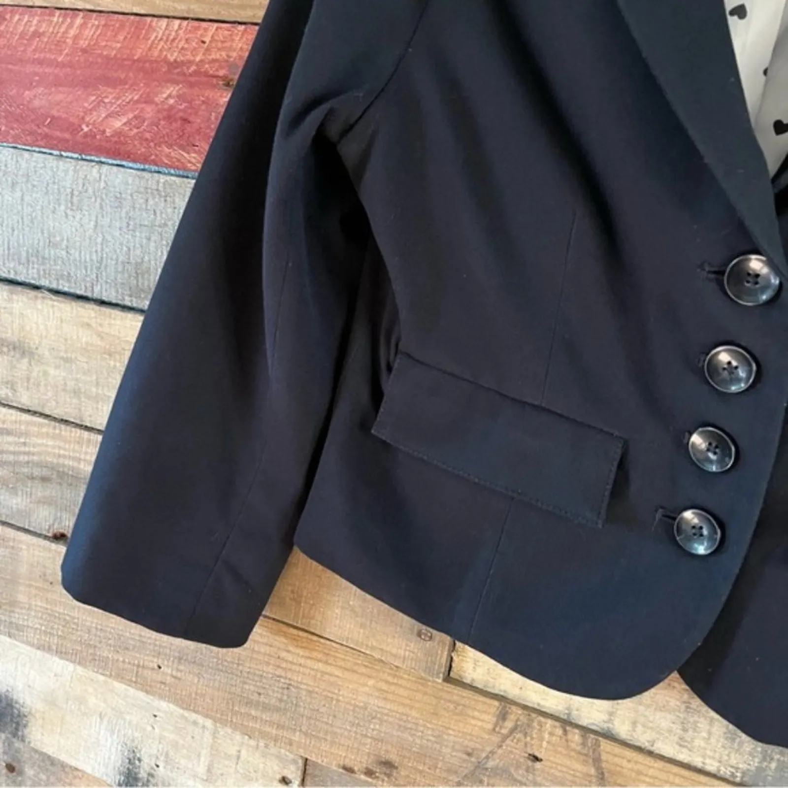 Fossil‎ Black Blazer Size Small - Image 5