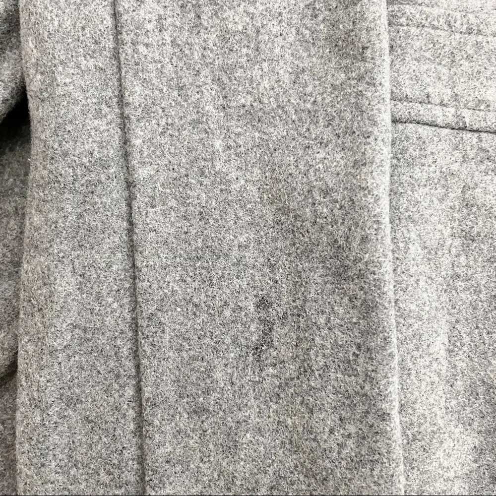 Aeropostale Gray Pea Coat Double Breasted Jacket - Image 6