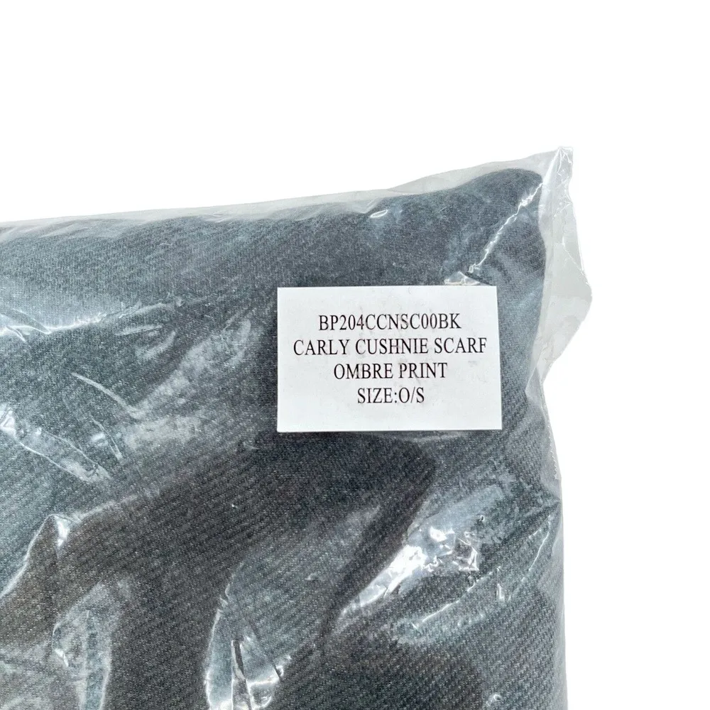 Carly Cushnie Horizon Grey Ombre Scarf Oversize Gray Rachel Zoe Curateur NEW - Image 4