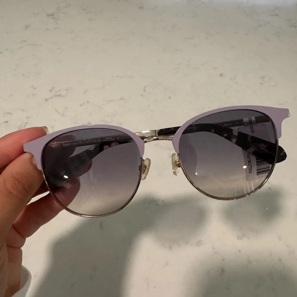 KATE SPADE Stylish Purple and Gold Sunglasses - Image 14