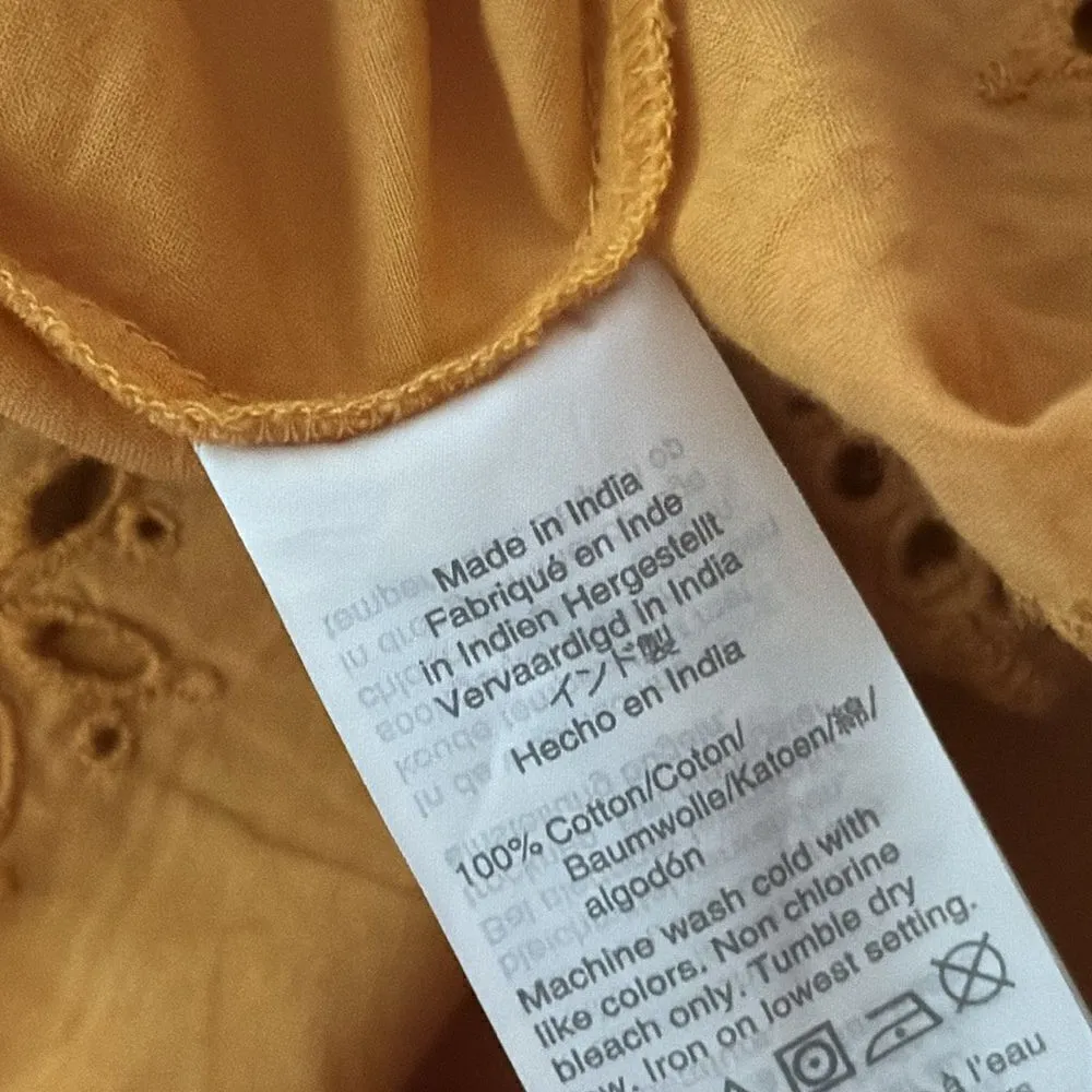 Madewell Scalloped Eyelet Midi Dress in tungsten glow 12 - Image 7