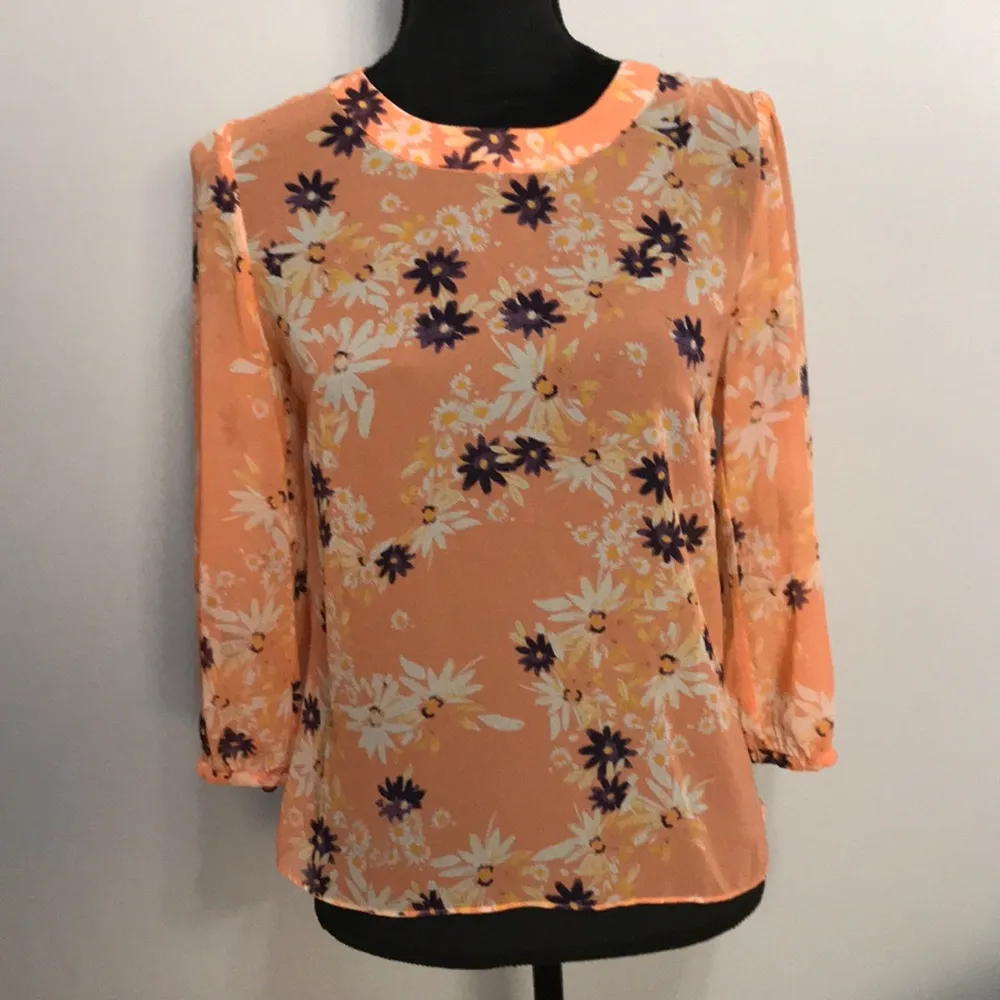 Dolce vita Daisy Blouse in Coral Size Small - Image 4
