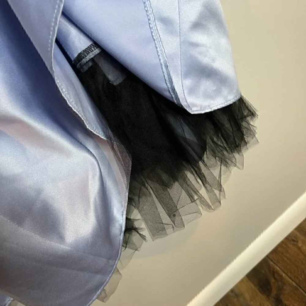 Y2K Vintage Jessica McClintock for Gunne Sax strapless tulle dress - Image 4