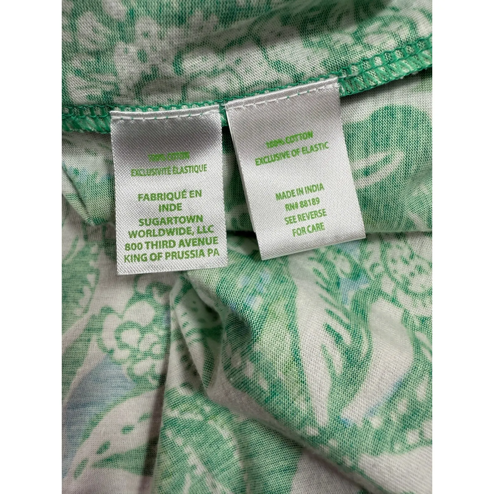 NWT Lilly Pulitzer Delaney Botanical Green‎ Safari Sangria Dress Size 4 Beach - Image 9