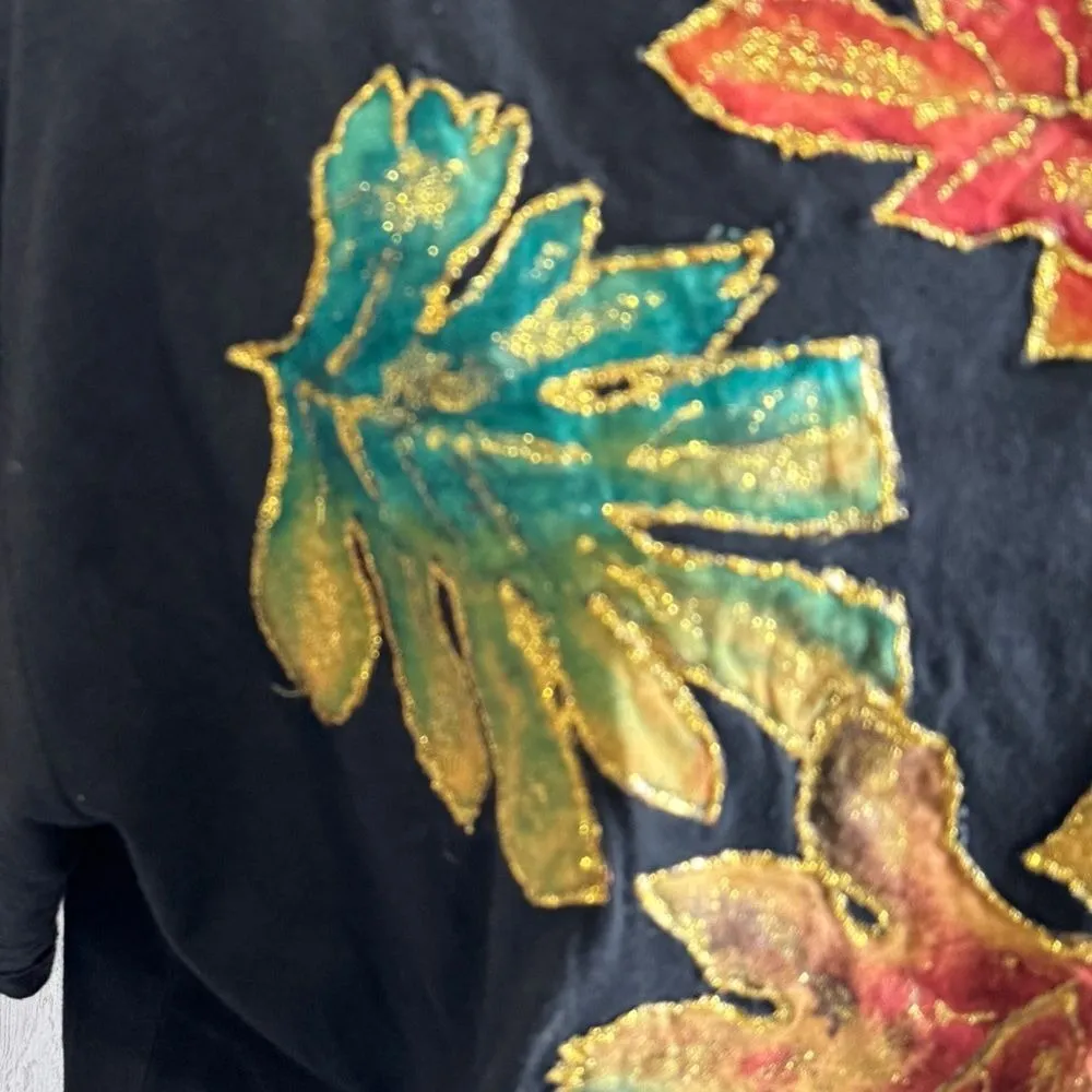 Vintage Leaf‎ Appliqué Fall T - Image 2