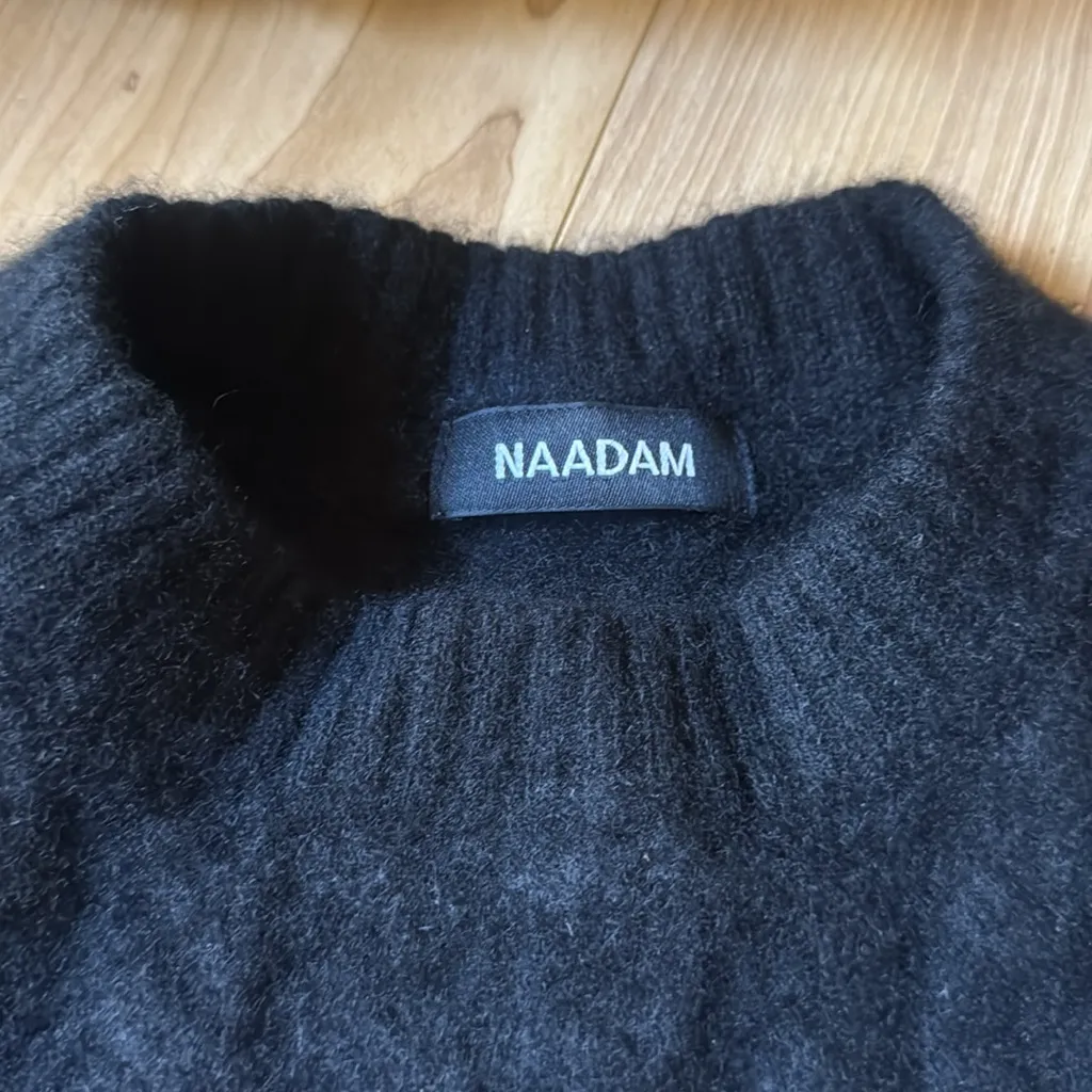 NAADAM Black Sweater Size XS - Image 2