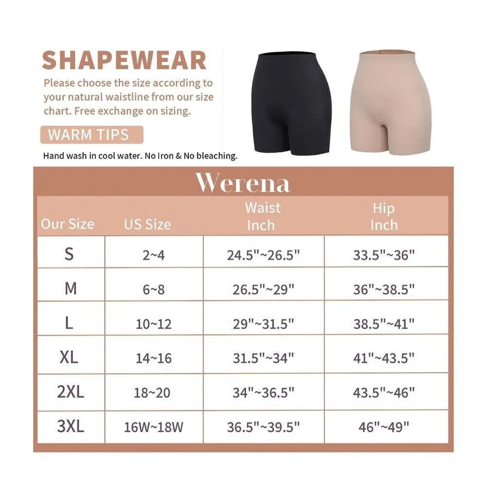 NEW Seamless Boyshorts high waist Tummy Control Shapewear L Tan Size L - Image 4