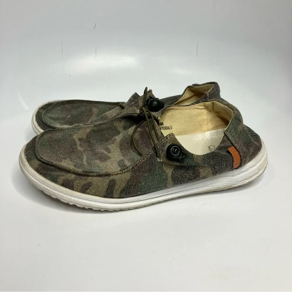 Corky’s kayak camouflage‎ canvas loafers size 9 Green - Image 7