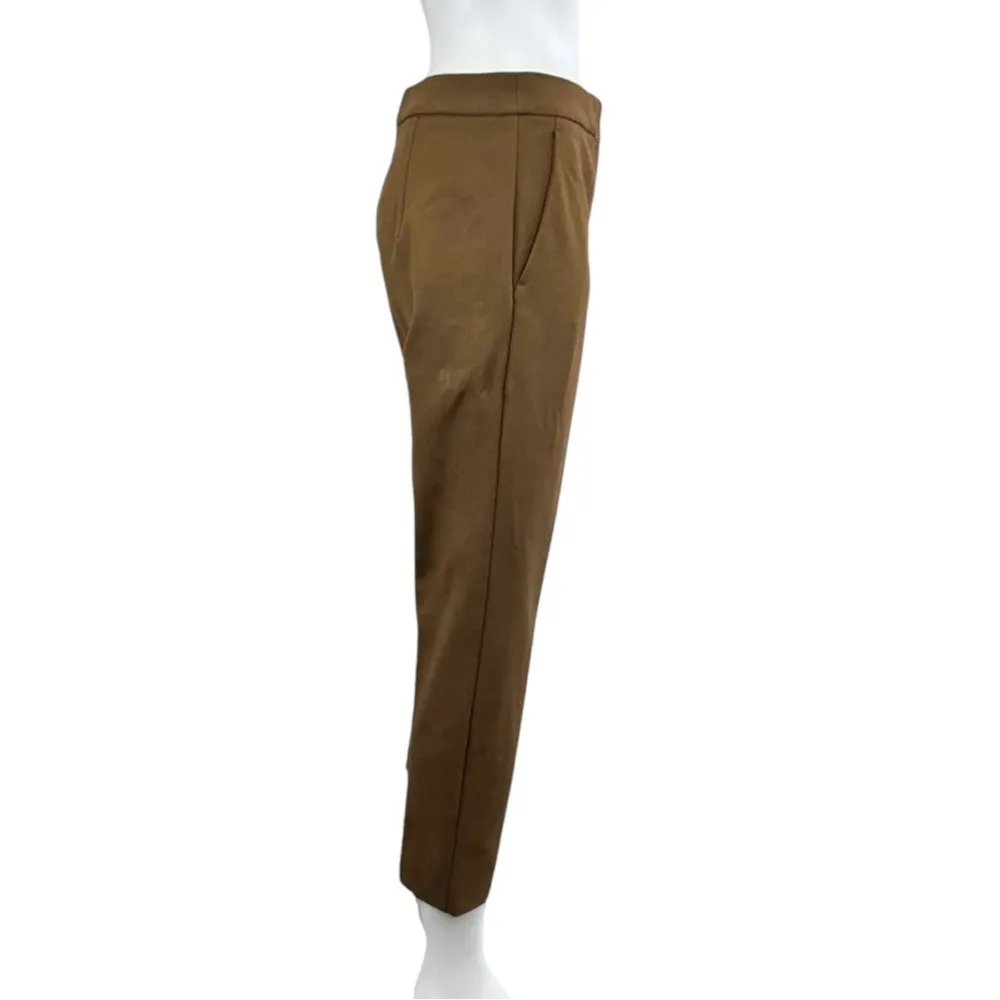 MaxMara Brown Straight Leg Pants Size 6 - Image 2