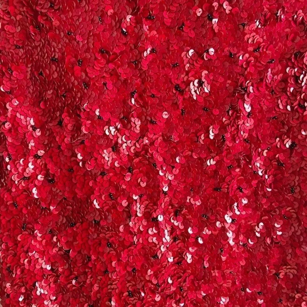 Scala Red Sequin Mini Dress - Image 2