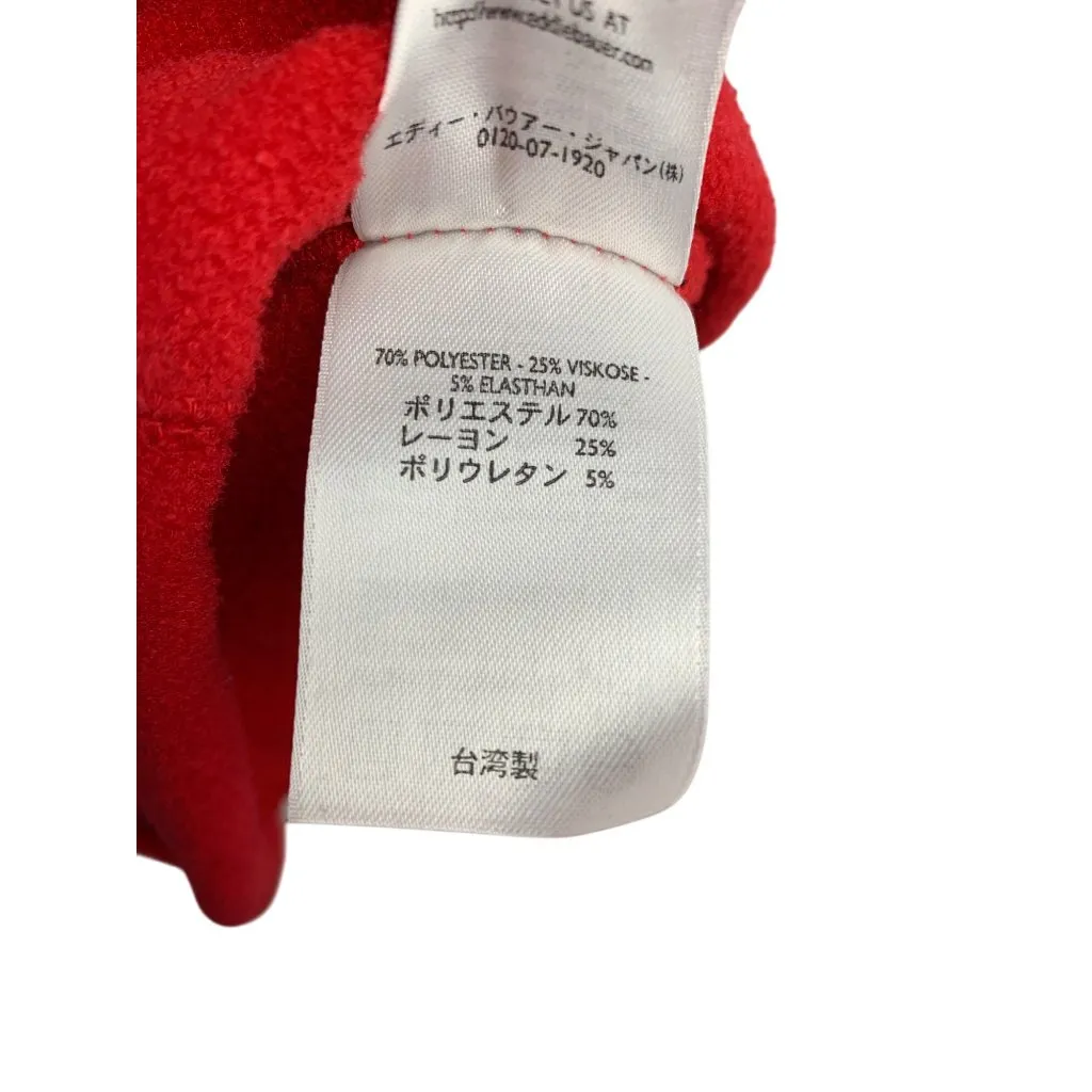 Eddie Bauer Red Zip-Up Fleece Vest Womens Medium Polyester Viscose Blend - Image 4