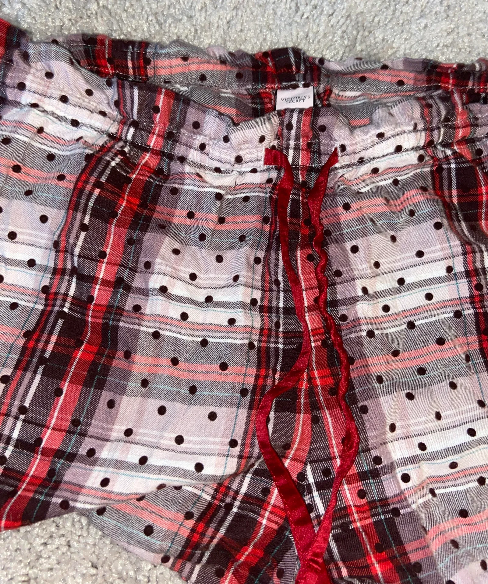 PINK - Victoria's Secret VS PINK FLANNEL PAJAMA SHORTS - Image 2
