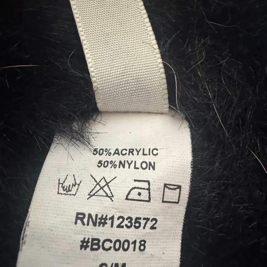 Aztec Bohemian Western cardigan with fringe Size S/M Black Size M - Image 4