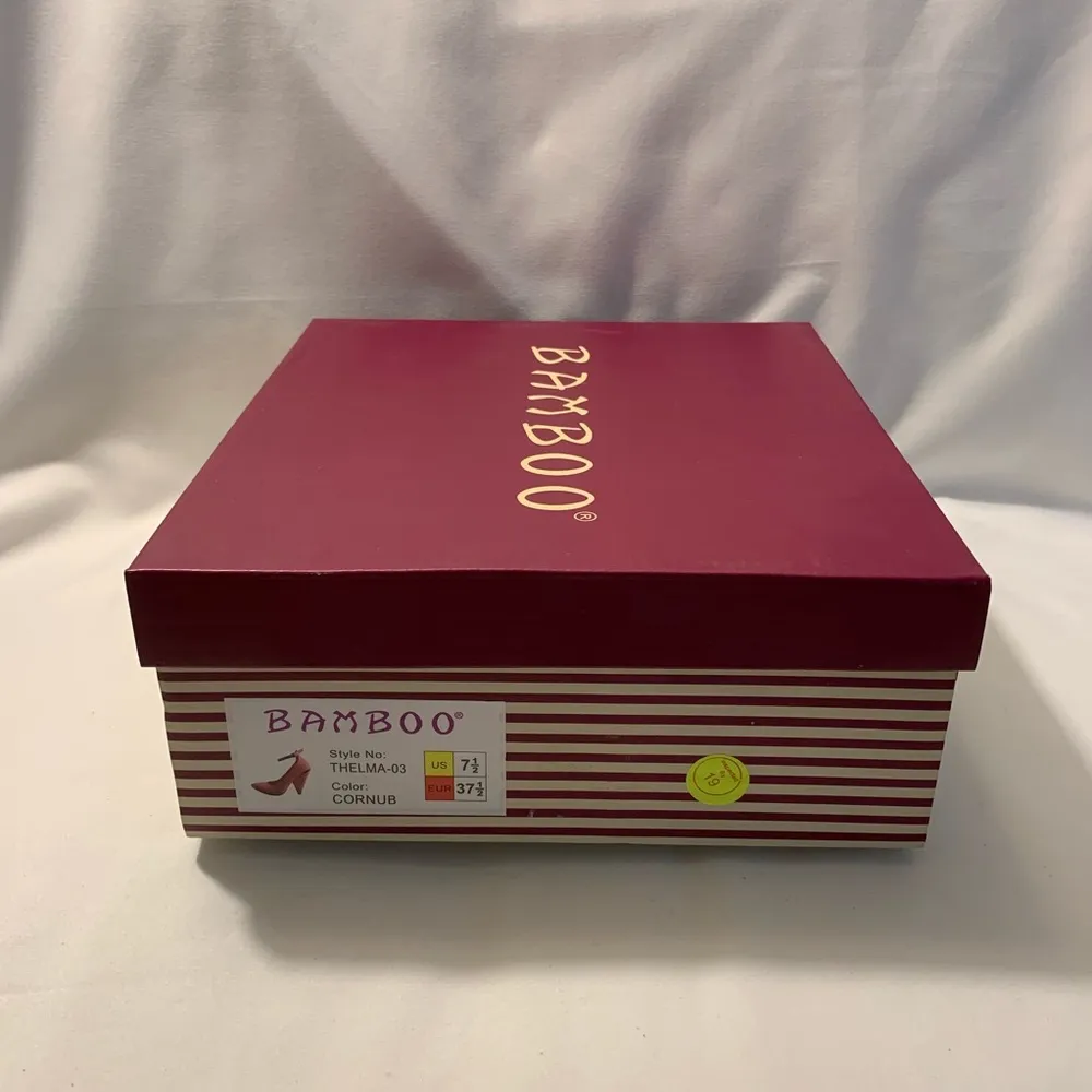 EUC Coral Ankle Strap Heels - Image 5