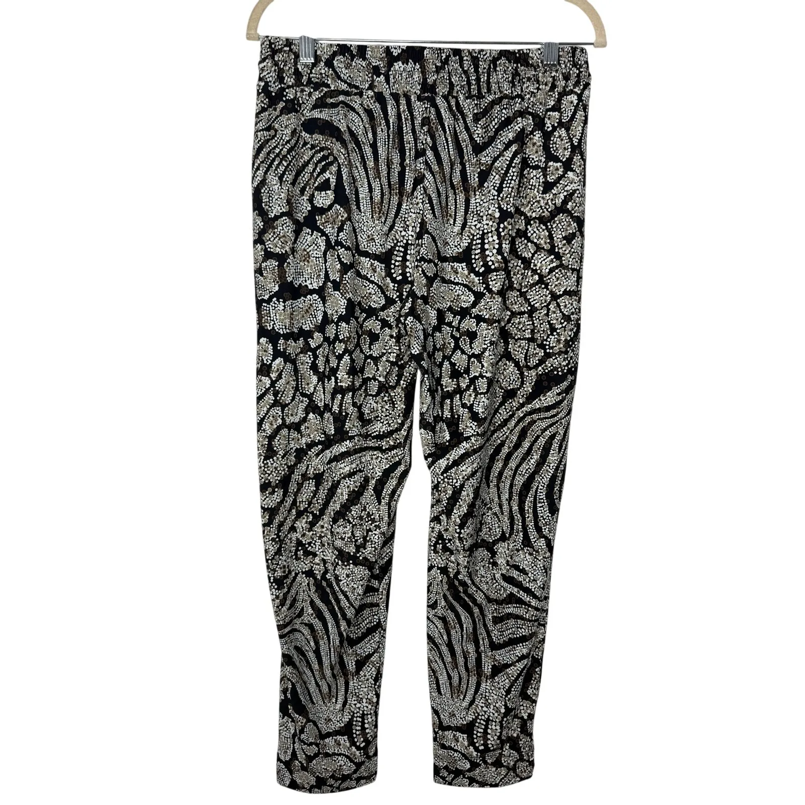 NEW Tommy Bahama Playa Brava Beach Pants Black White Print UPF 50 Size S - Image 2