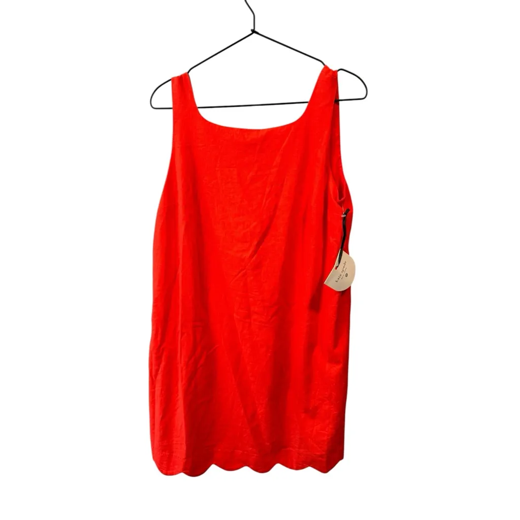 Kate Spade New York x Target Red Scalloped Mini Shift Small Red Sleeveless Dress - Image 3