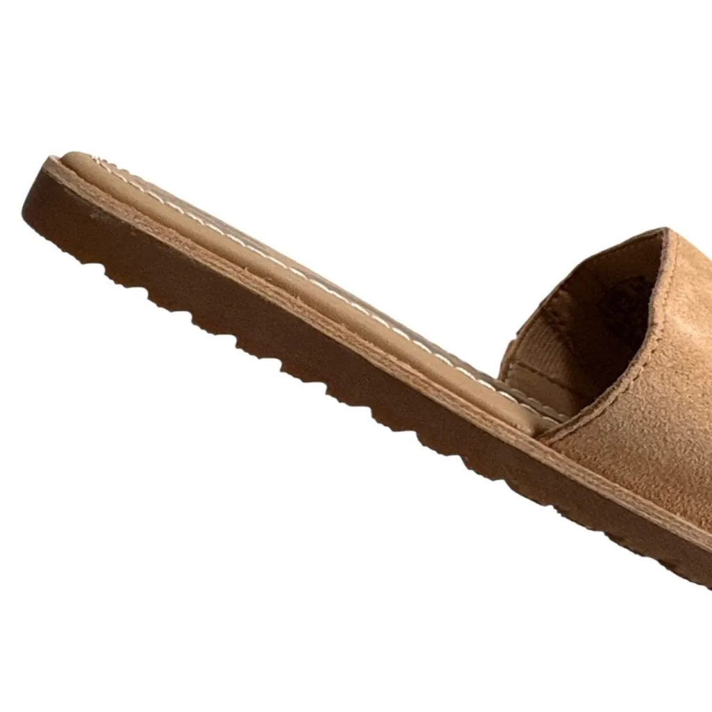 Like New Sorel Leather Ella Block Slide
Sandal Tan Size 10 - Image 4