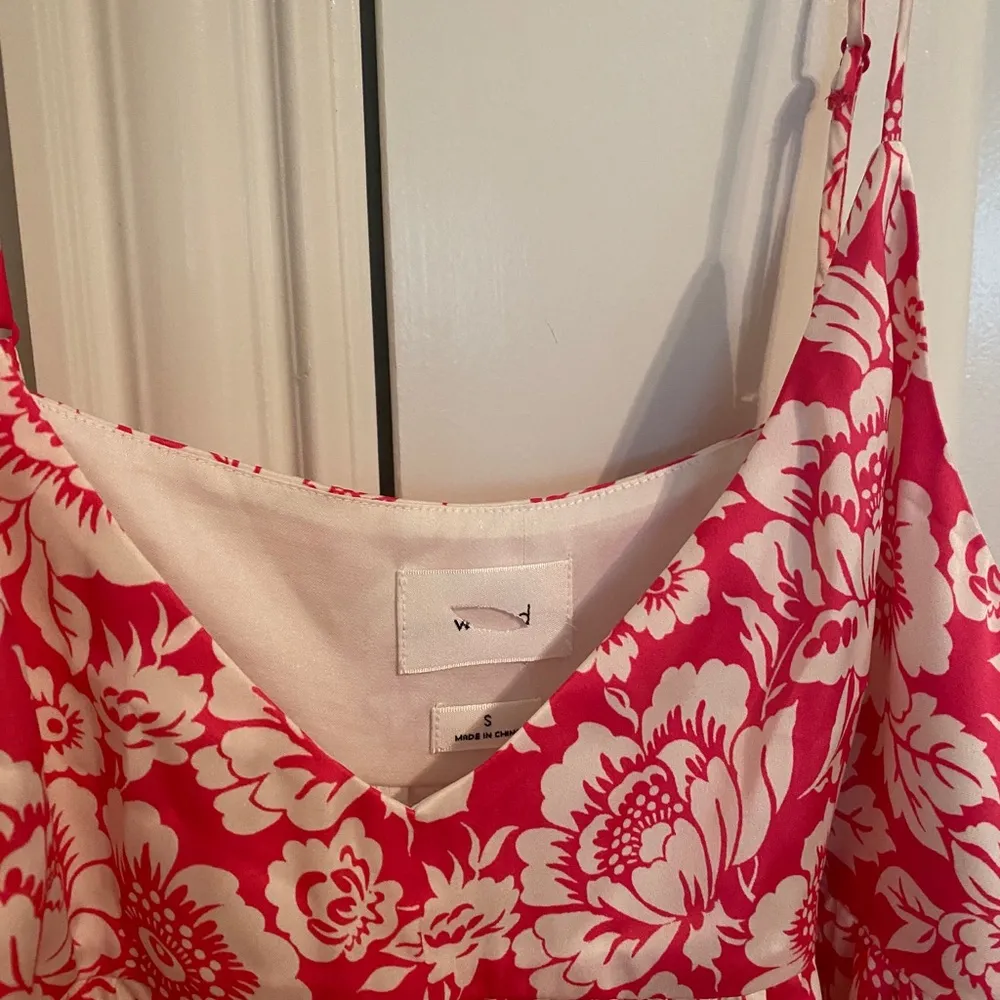 Women's Pink Dress Aritzia Wilfred tank dress mid length - Image 3