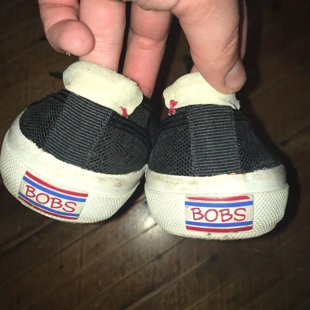 Bobs sparkly fashion sneakers, size 7 Black - Image 2